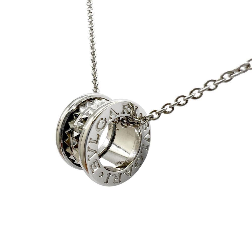 BVLGARI Bulgari Sterling Silver Necklace SV925 361007 Men's and Women's - Picture 4 of 16
